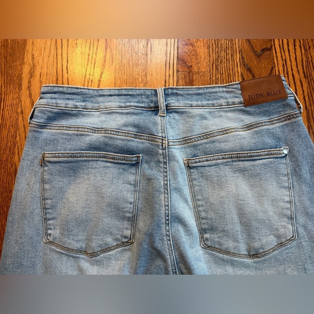 Judy Blue Wilhelmina High Waist Rigid Magic Straight Jeans Baggy- 15/32 - Picture 7 of 15